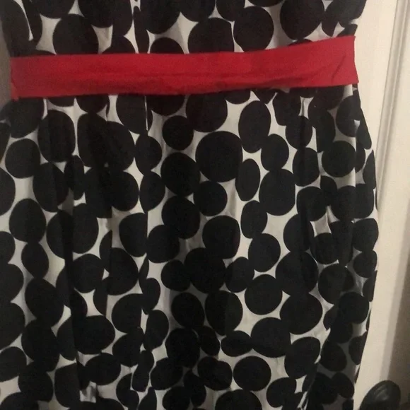 Motherhood maternity ladies dotted dress. - Picture 5 of 14